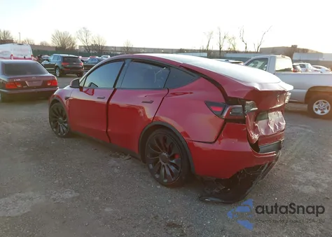 2022 Tesla Model Y Performance Dual Motor All-Wheel Drive из США, поврежденный, VIN 7SAYGDEF3NF465208